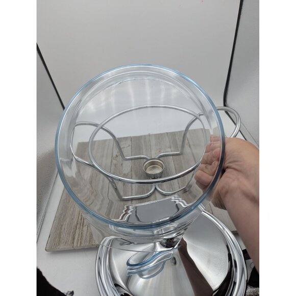 International Silver Modernist 2 Quart Round Food Warmer Dish Chafing Casserole - Picture 7 of 8